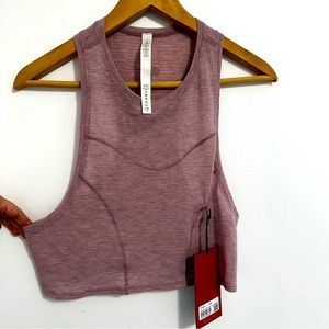NEW Lululemon Stronger as One Muscle Tank Heathered Azalea Pink | SIZE: 2